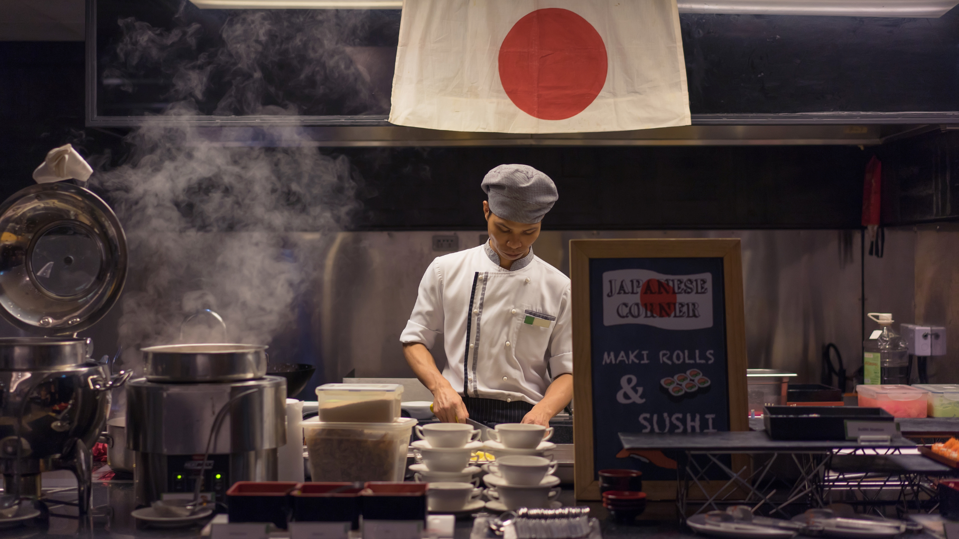 Japanese Cook is Cooking